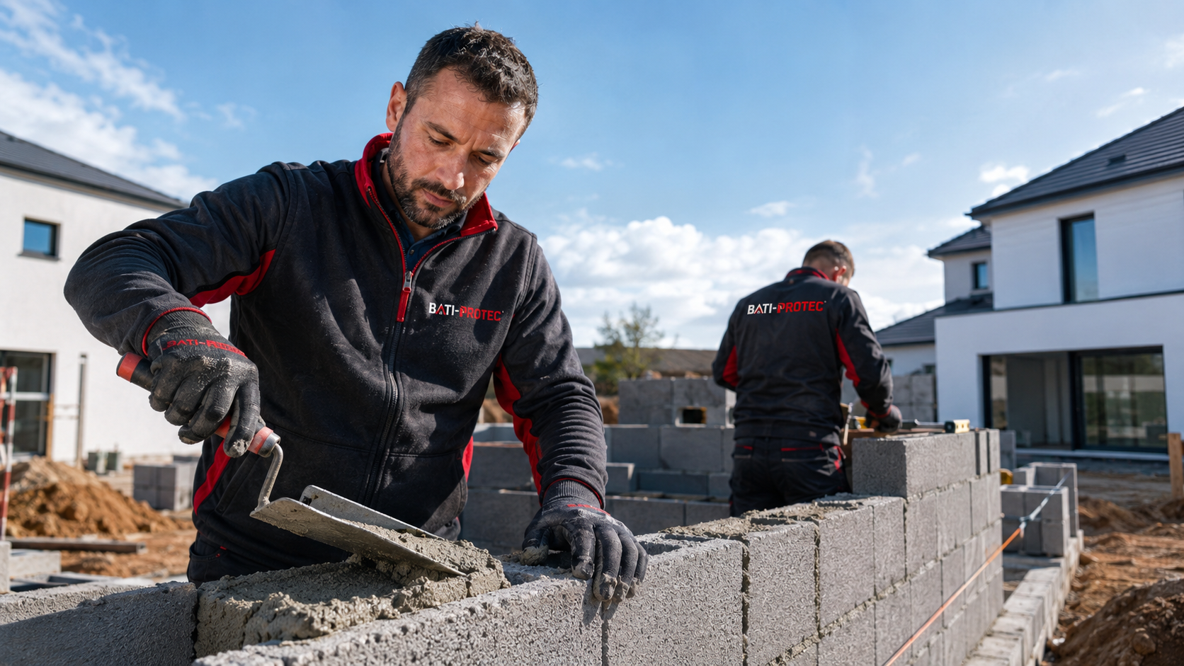 Travaux de maçonnerie et préparation de support